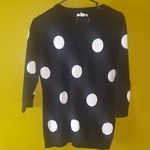 Polka dot sweater
